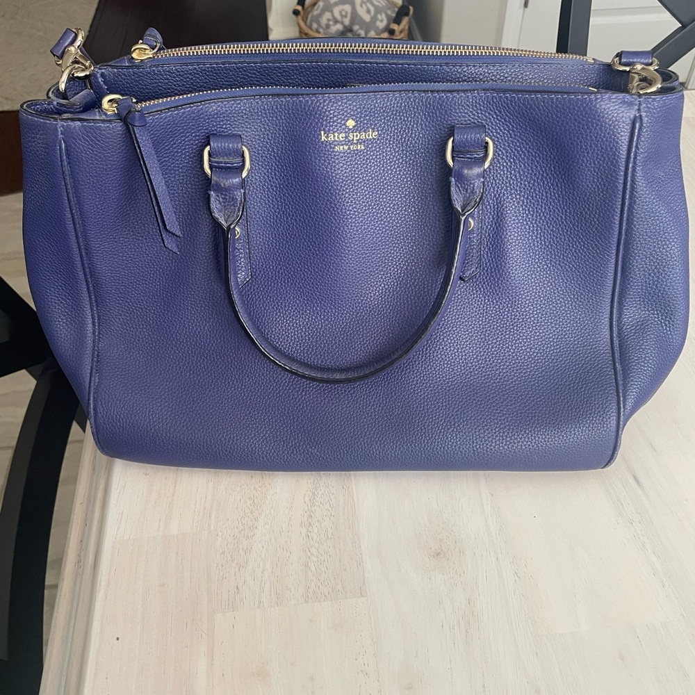 Kate Spade blue satchel purse